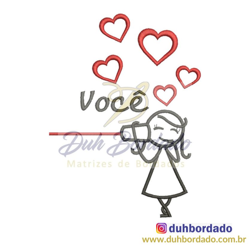 Matriz de Bordado Dia dos Namorados