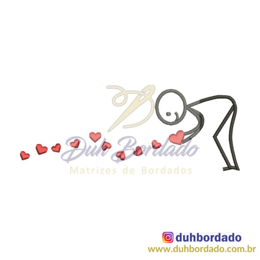 Matriz de Bordado Dia dos Namorados