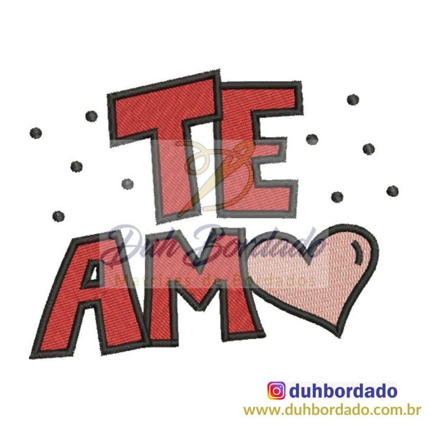 Matriz de Bordado Dia dos Namorados