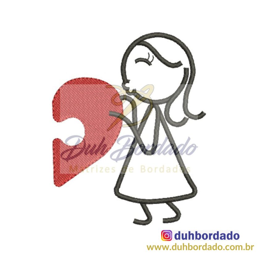 Matriz de Bordado Dia dos Namorados