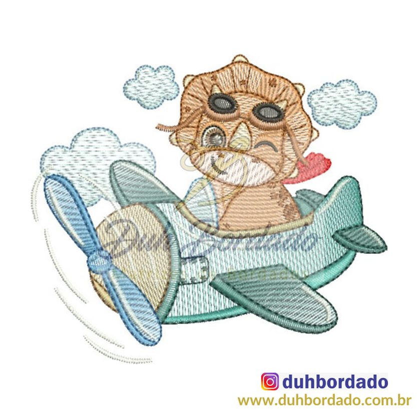 Matriz de Bordado Dinossauro