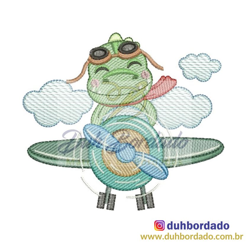 Matriz de Bordado Dinossauro