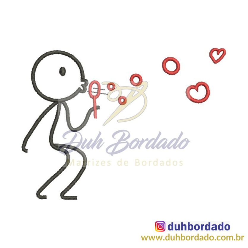 Matriz de Bordado Dia dos Namorados