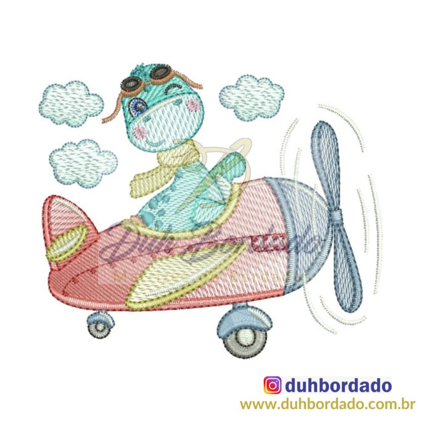 Matriz de Bordado Dinossauro