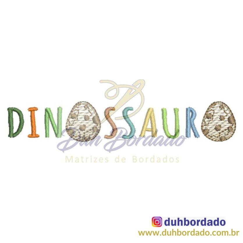 Matriz de Bordado Dinossauro