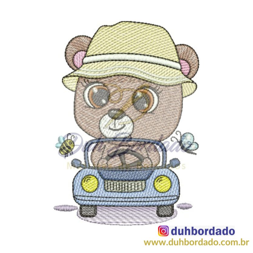 Matriz de Bordado Urso