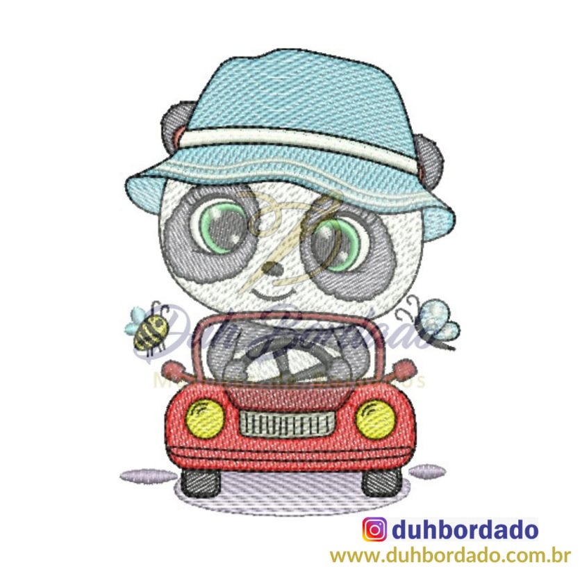 Matriz de Bordado Panda