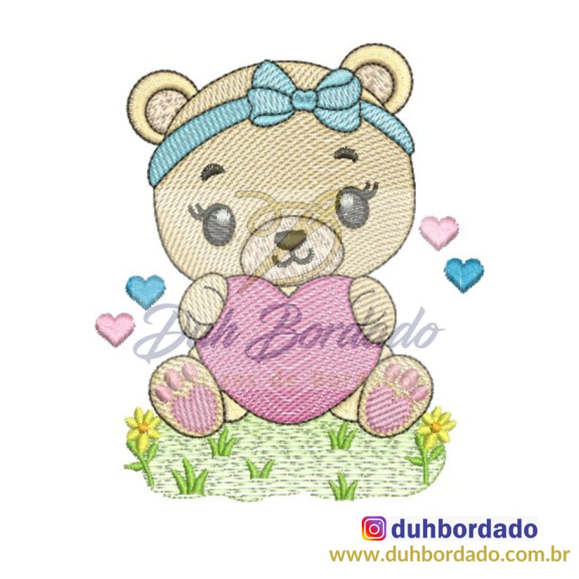 Matriz de Bordado Ursinha