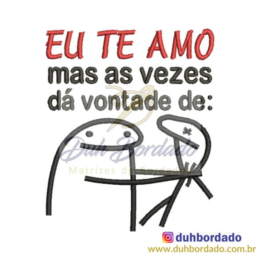 Matriz de Bordado Flork Dia dos Namorados