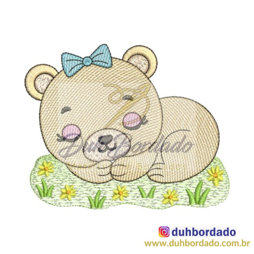 Matriz de Bordado Ursinha