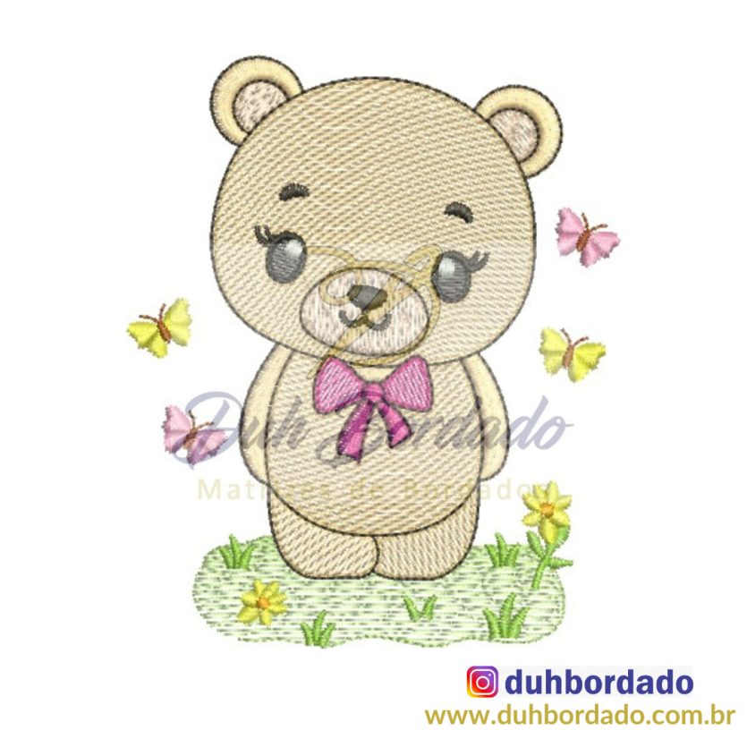 Matriz de Bordado Ursinha