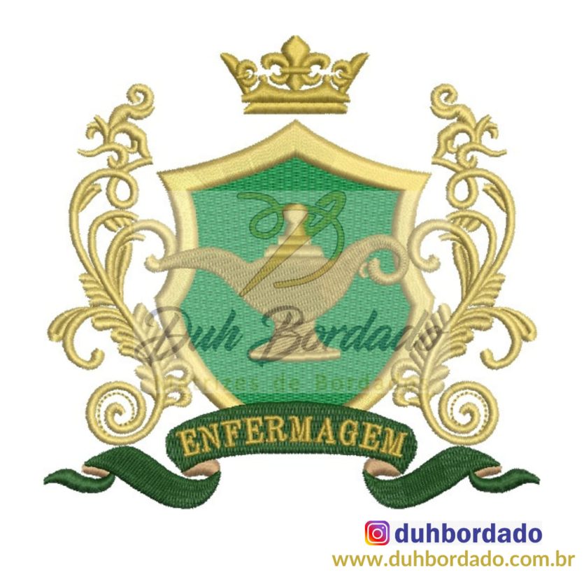 Matriz de Bordado Brasão Enfermagem