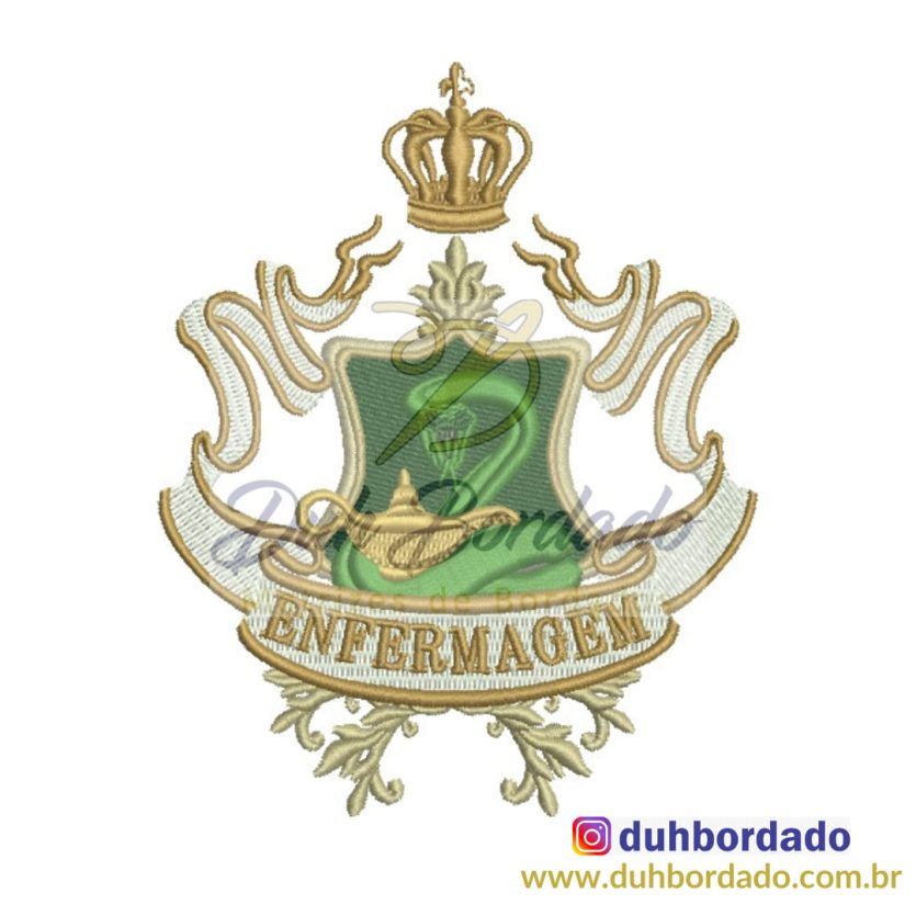 Matriz de Bordado Brasão Enfermagem