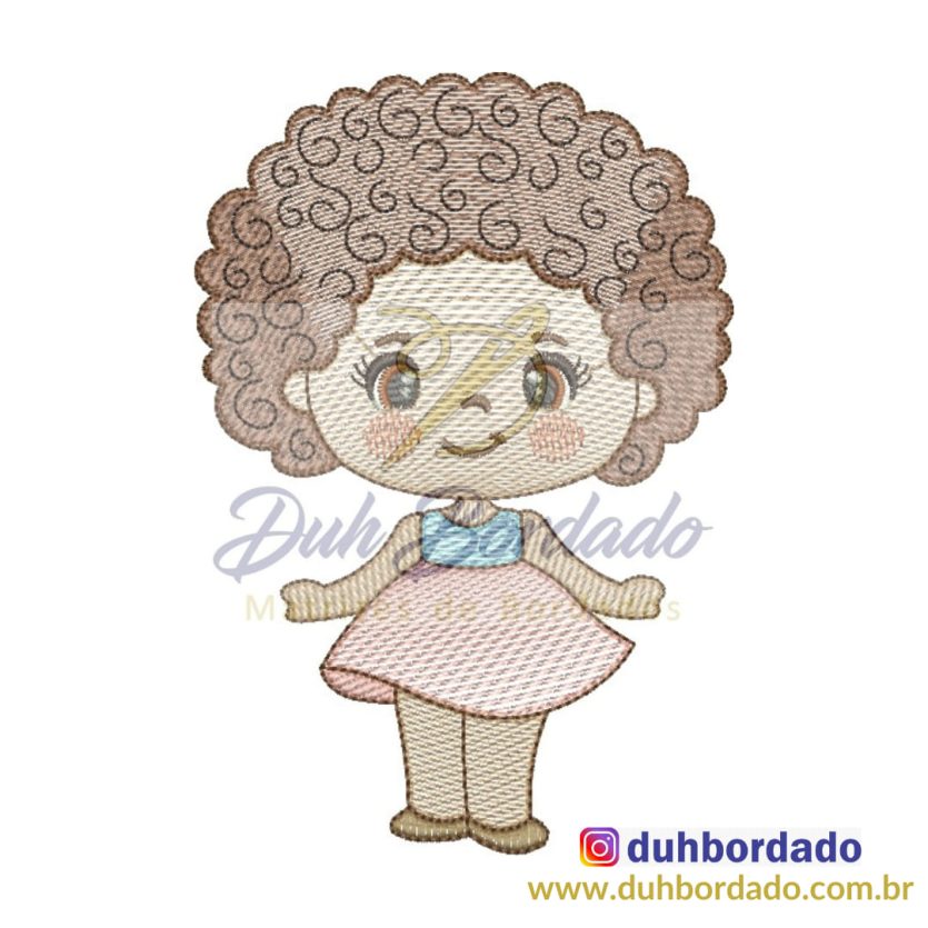 Matriz de Bordado Menina