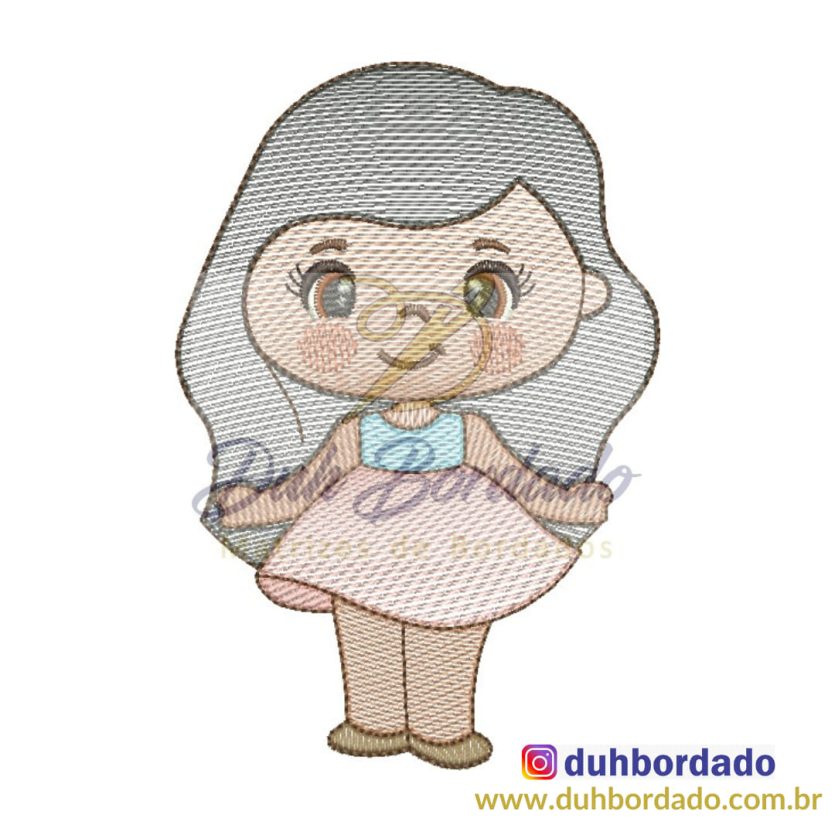 Matriz de Bordado Menina