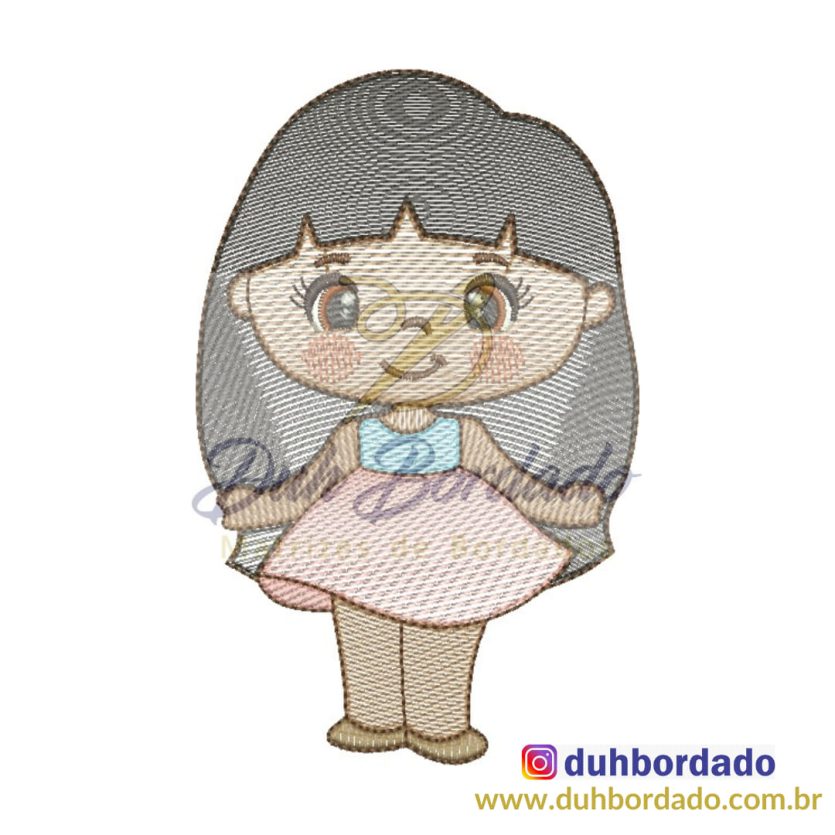 Matriz de Bordado Menina