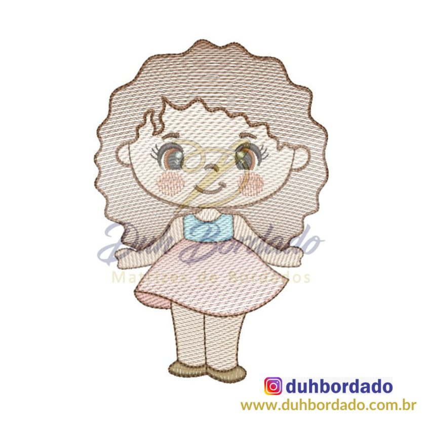 Matriz de Bordado Menina