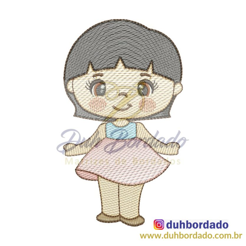 Matriz de Bordado Menina