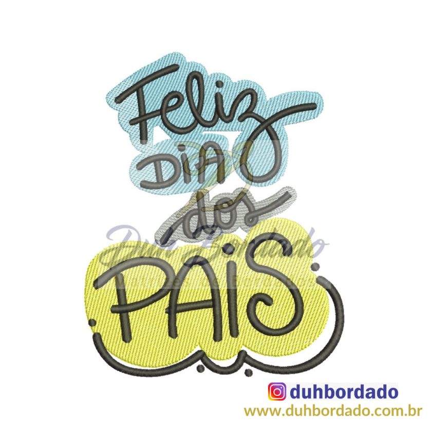 Matriz de Bordado Dia dos Pais