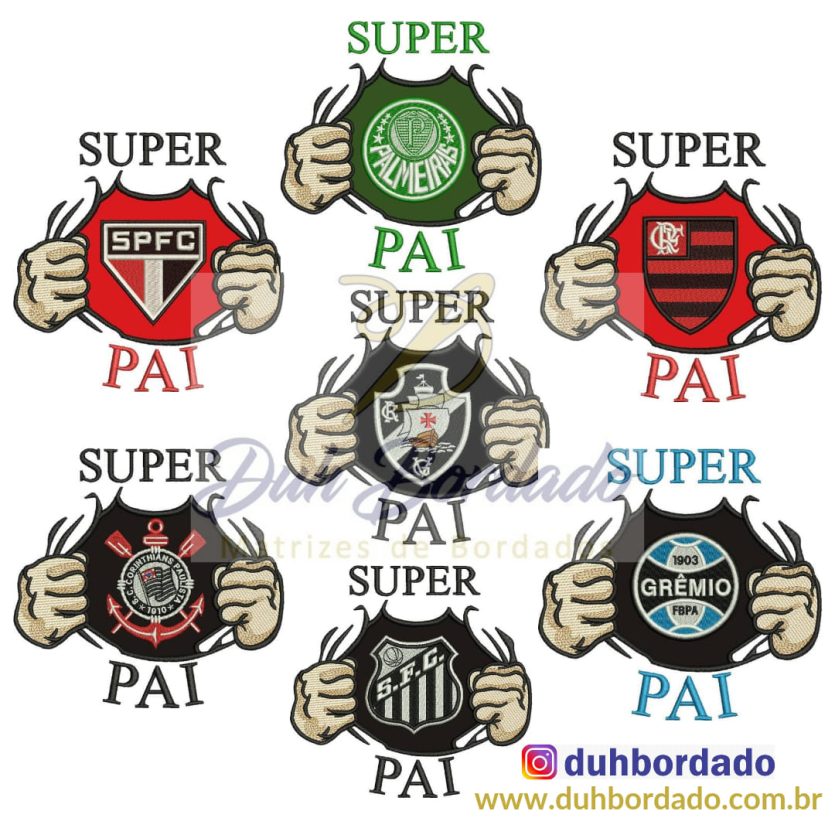 Coleção de Matrizes de Bordados Dia dos Pais Completa