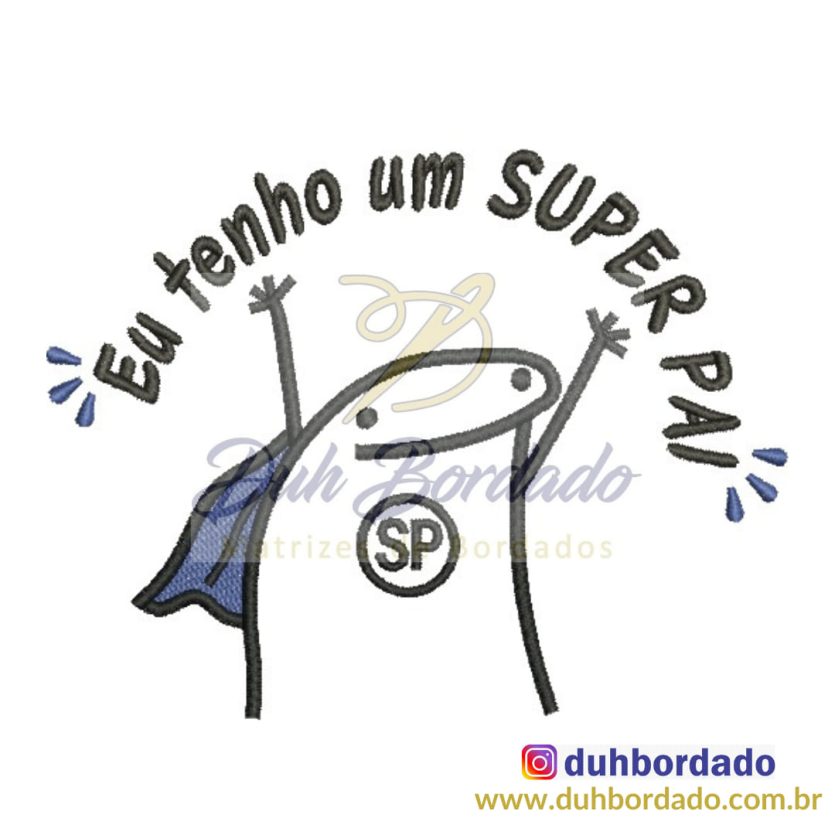 Matriz de Bordado Flork Dia dos Pais