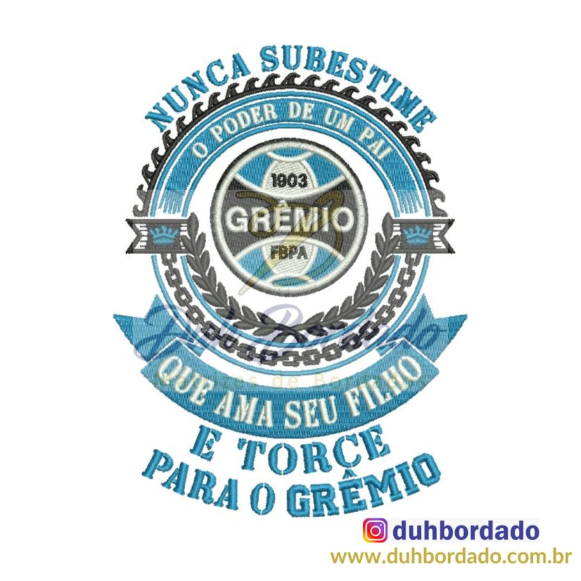 Matriz de Bordado Grêmio