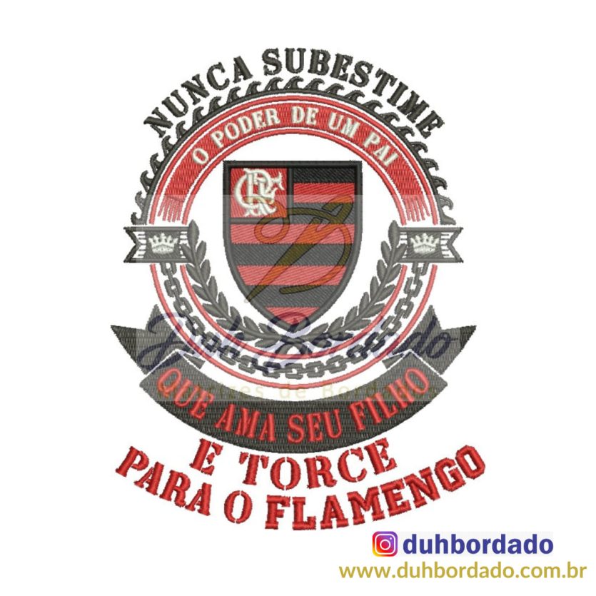 Matriz de Bordado Flamengo