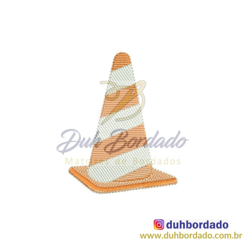 Matriz de Bordado Cone de Trânsito