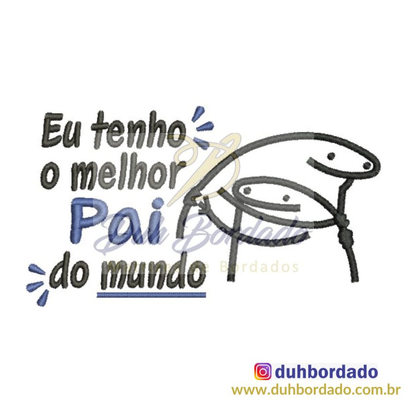 Matriz de Bordado Flork Dia dos Pais