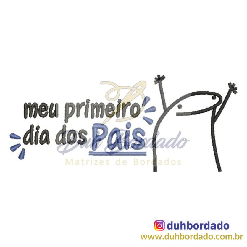 Matriz de Bordado Flork Dia dos Pais