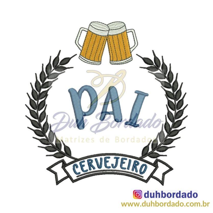 Matriz de Bordado Dia dos Pais