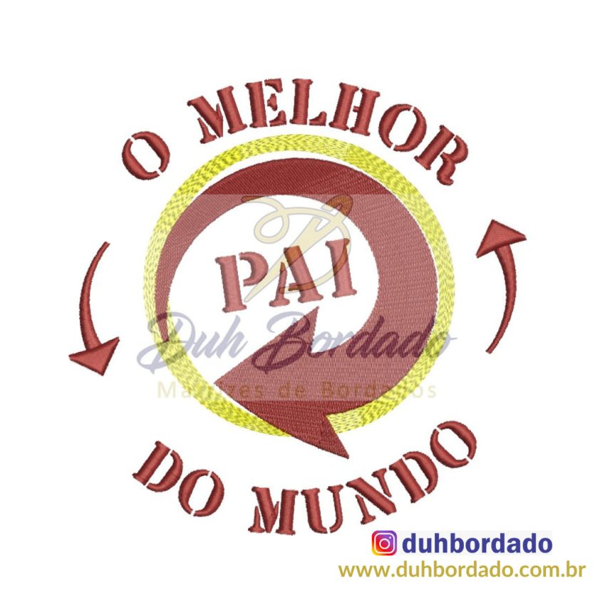 Matriz de Bordado Dia dos Pais