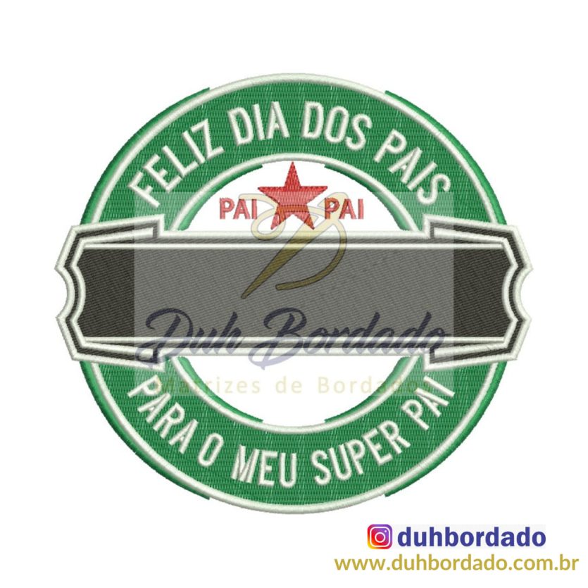 Matriz de Bordado Dia dos Pais