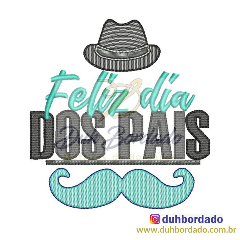 Matriz de Bordado Dia dos Pais