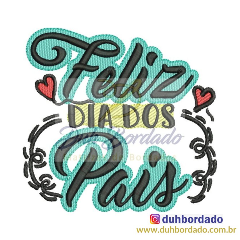 Matriz de Bordado Dia dos Pais