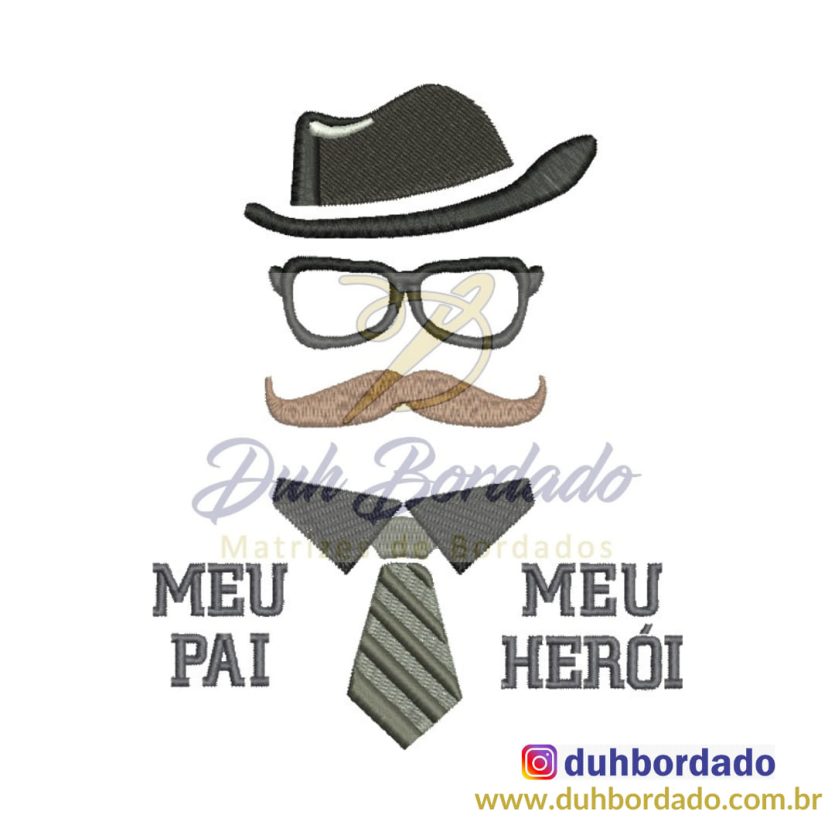 Matriz de Bordado Dia dos Pais