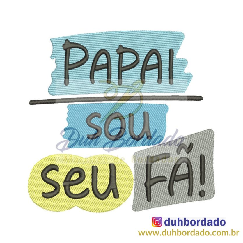 Matriz de Bordado Dia dos Pais