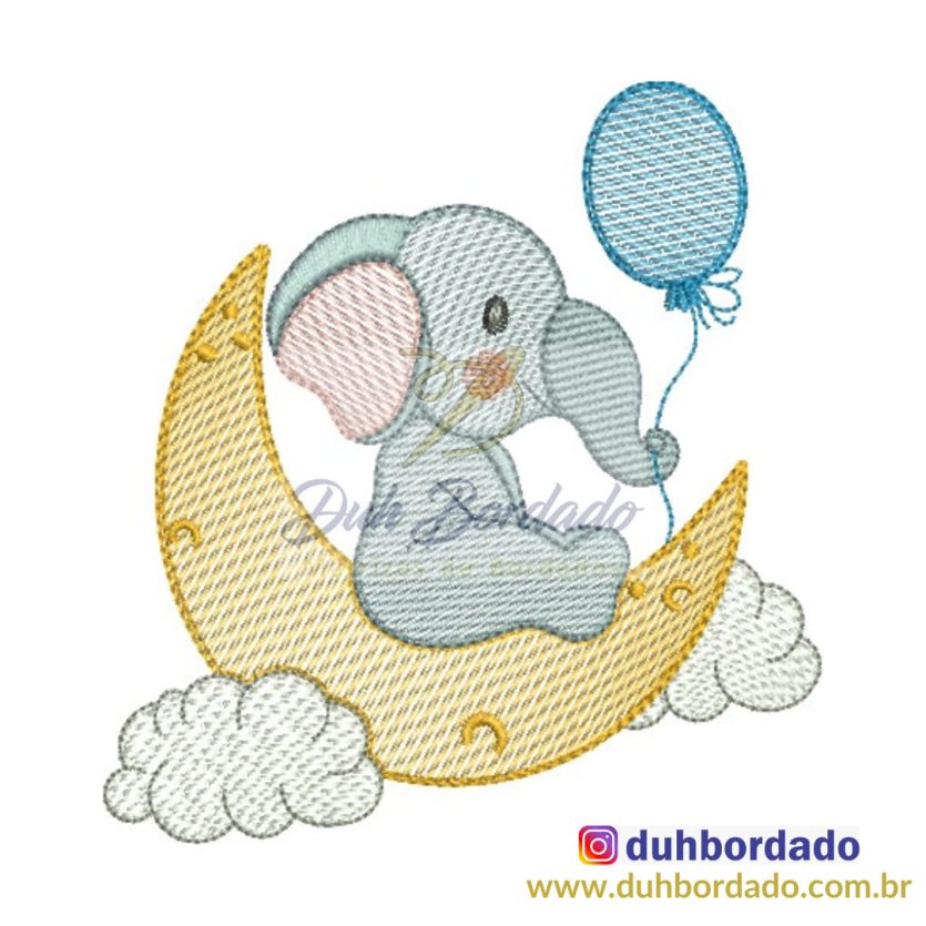 Matriz de Bordado Elefante