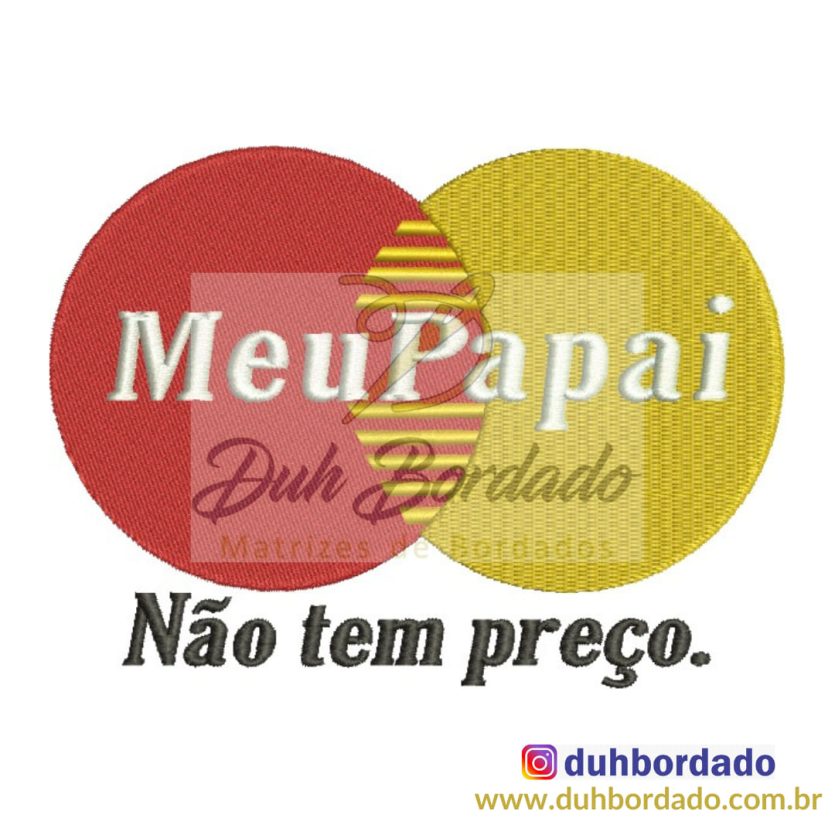 Matriz de Bordado Dia dos Pais