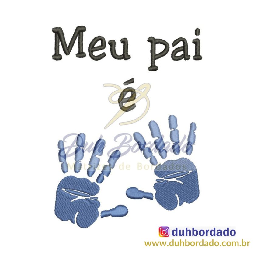 Matriz de Bordado Dia dos Pais