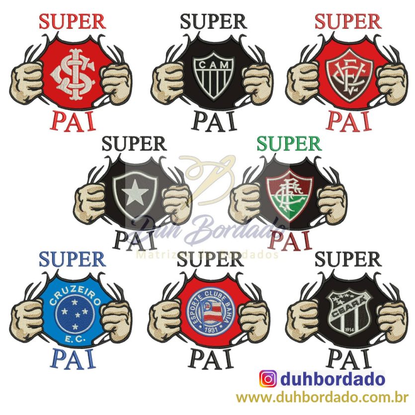 Coleção de Matrizes de Bordados Dia dos Pais Completa