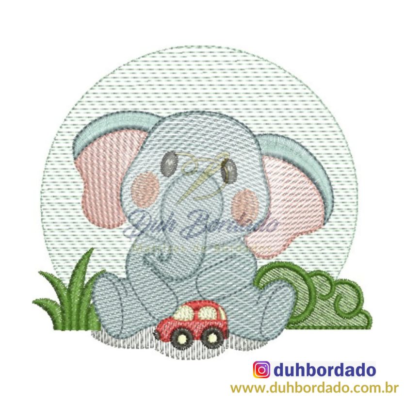 Matriz de Bordado Elefante