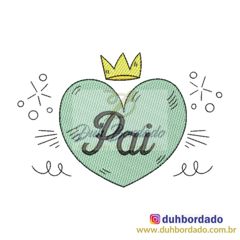 Matriz de Bordado Dia dos Pais