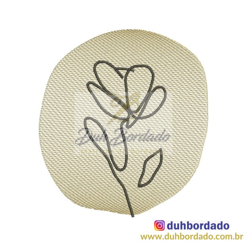 Matriz de Bordado Floral