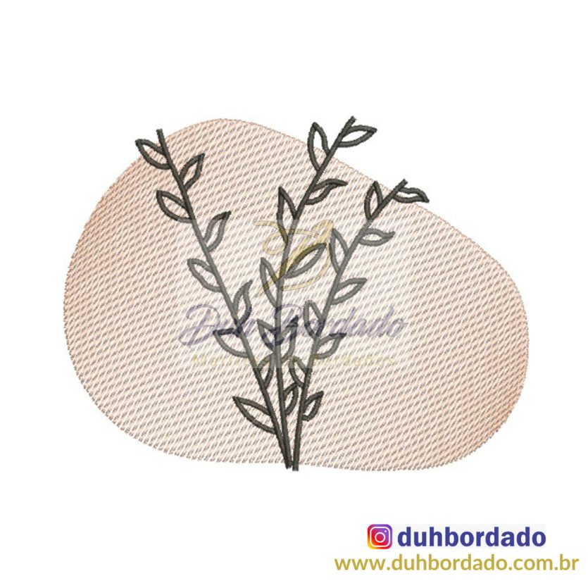 Matriz de Bordado Floral
