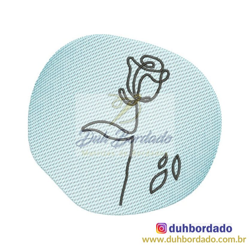 Matriz de Bordado Floral