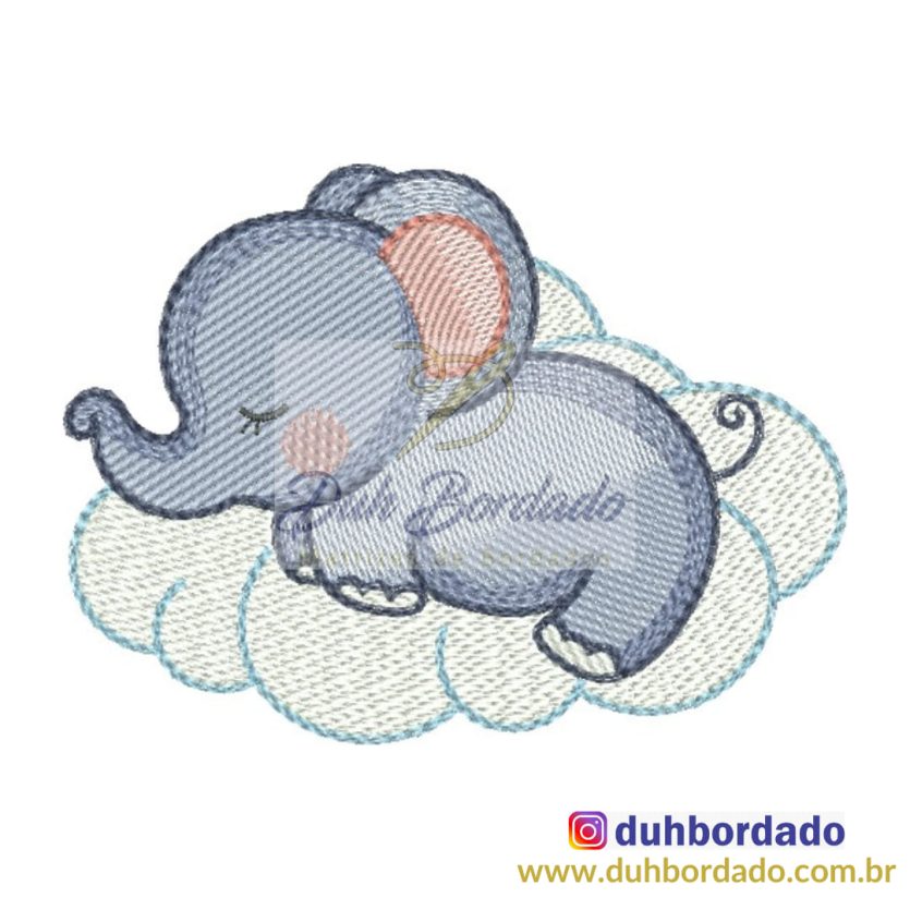 Matriz de Bordado Elefante