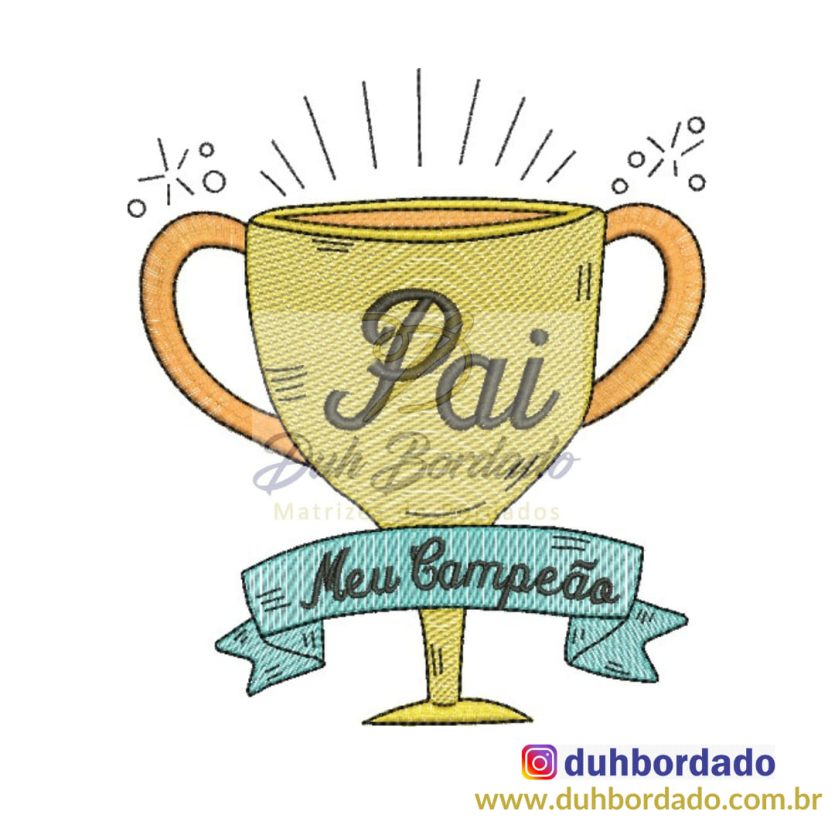 Matriz de Bordado Dia dos Pais