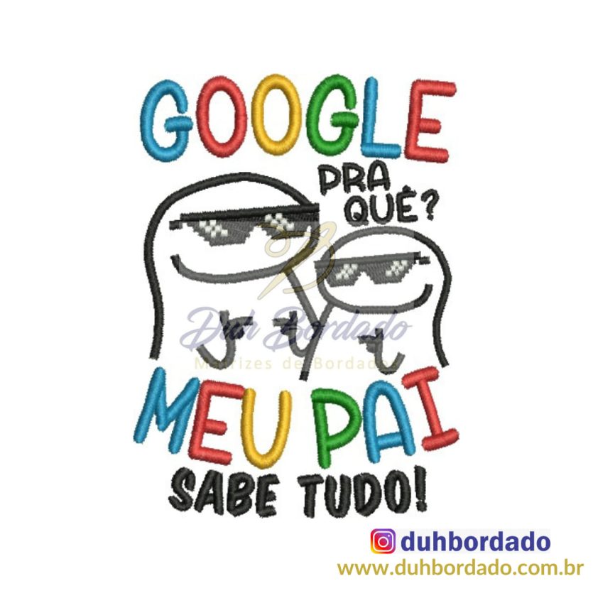 Matriz de Bordado Flork Dia dos Pais