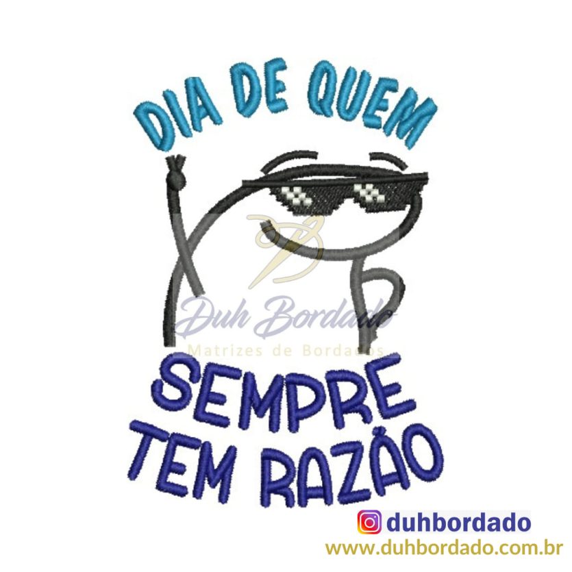 Matriz de Bordado Flork Dia dos Pais